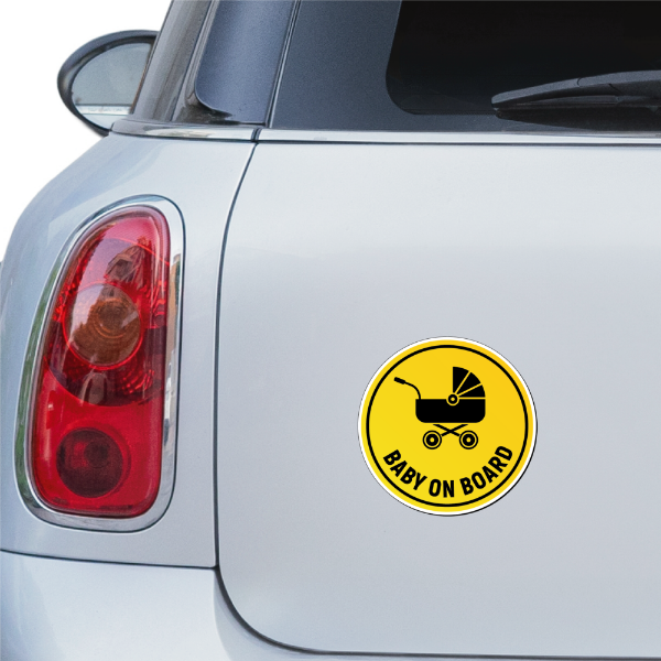 Poza cu Sticker auto rotund